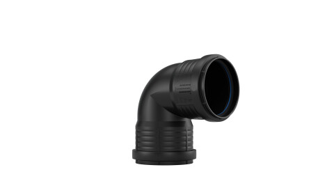 PP MASTER 3 PLUS kaksikmuhvpõlv 75 nurgaga 87°, must