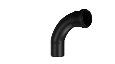 PP MASTER 3 PLUS lauge põlv 75 nurgaga 87°, must
