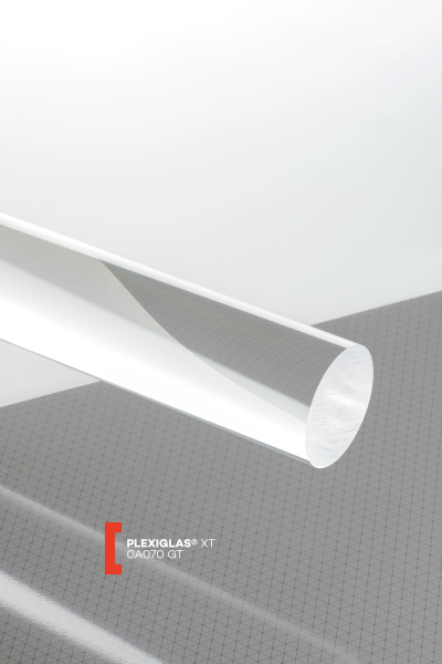 PLEXIGLAS XT varras 25 x 2000mm, kirgas