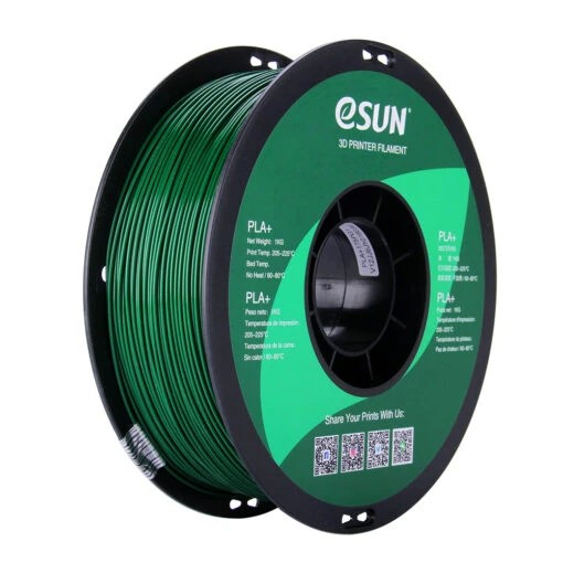 eSun PLA+ 1.75mm 1kg Pine Green – Männi roheline
