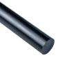 PE300 ümar 80x2000mm, must